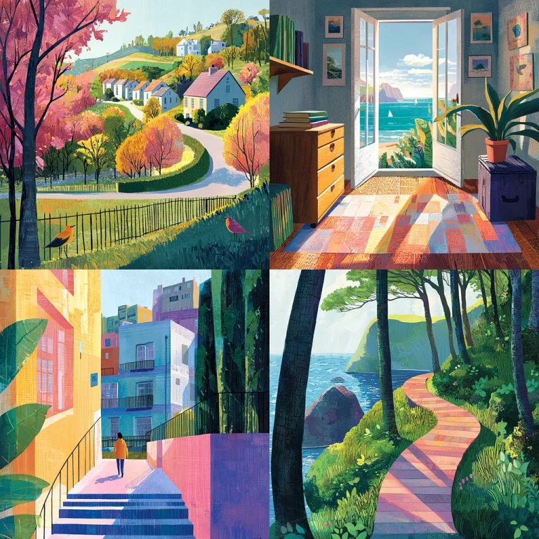 Vivid Color Illustrative Lighting - Midjourney style sref code