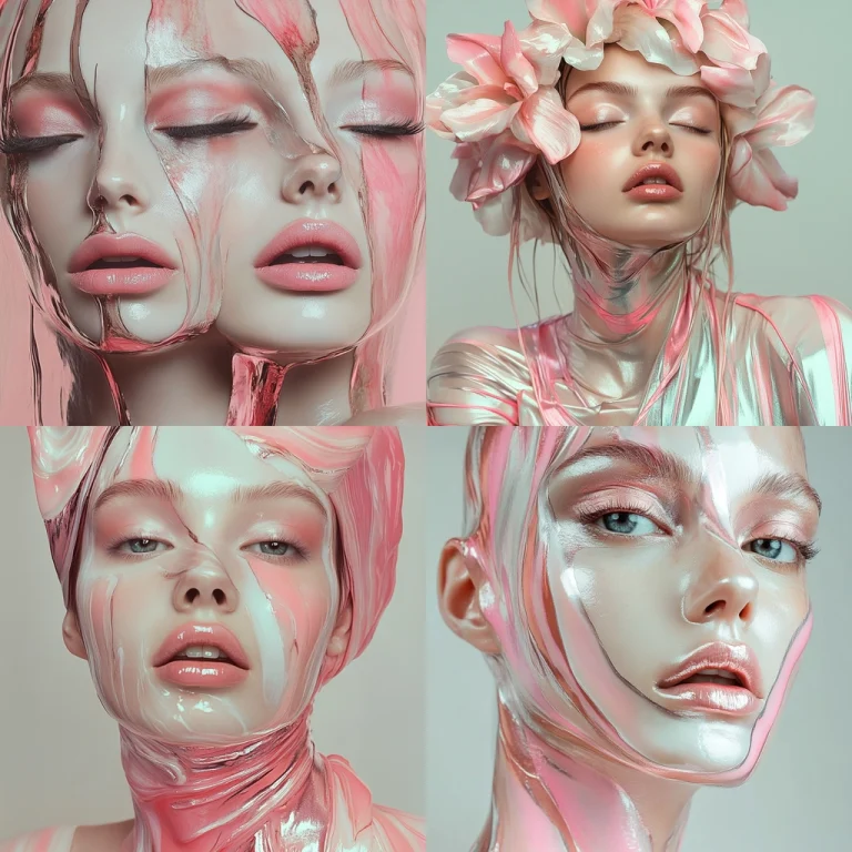 Glossy Paint Textured Illumination - Midjourney style sref code