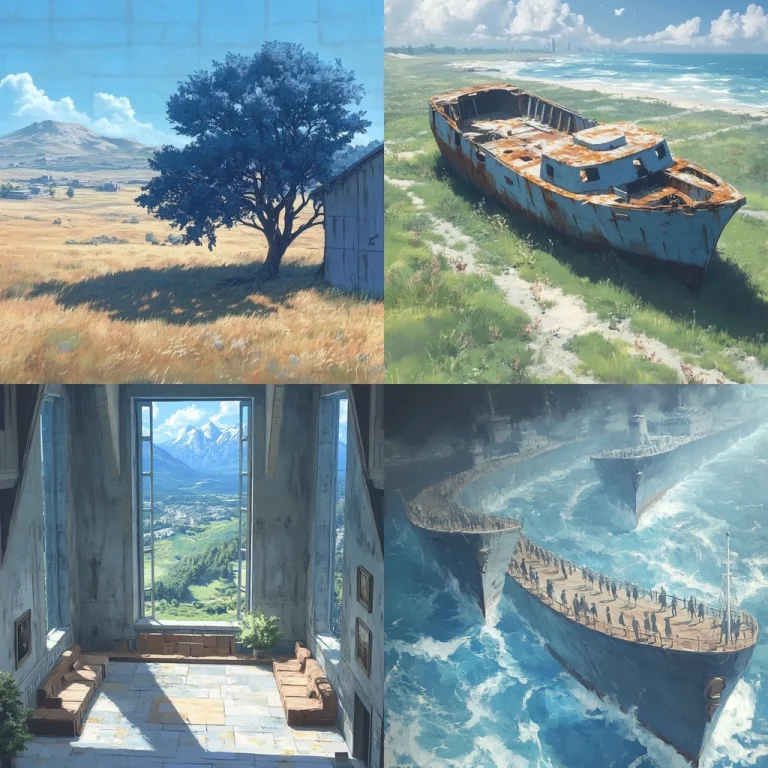 Rustic Cool Landscapes - Midjourney style sref code