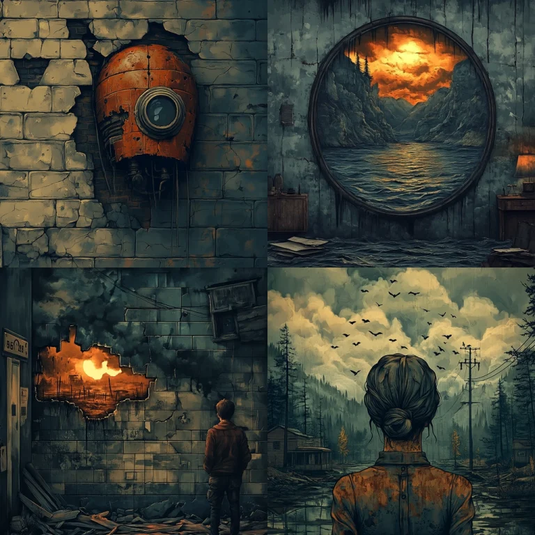 Rustic Realism with Fiery Glow - Midjourney style sref code