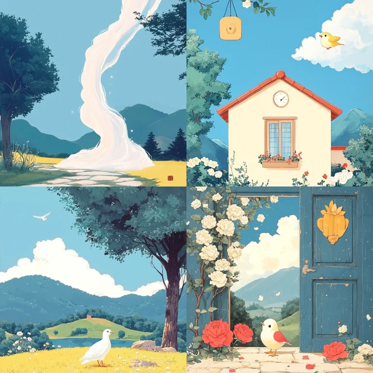 Vibrant Pastel Illustration - Midjourney style sref code