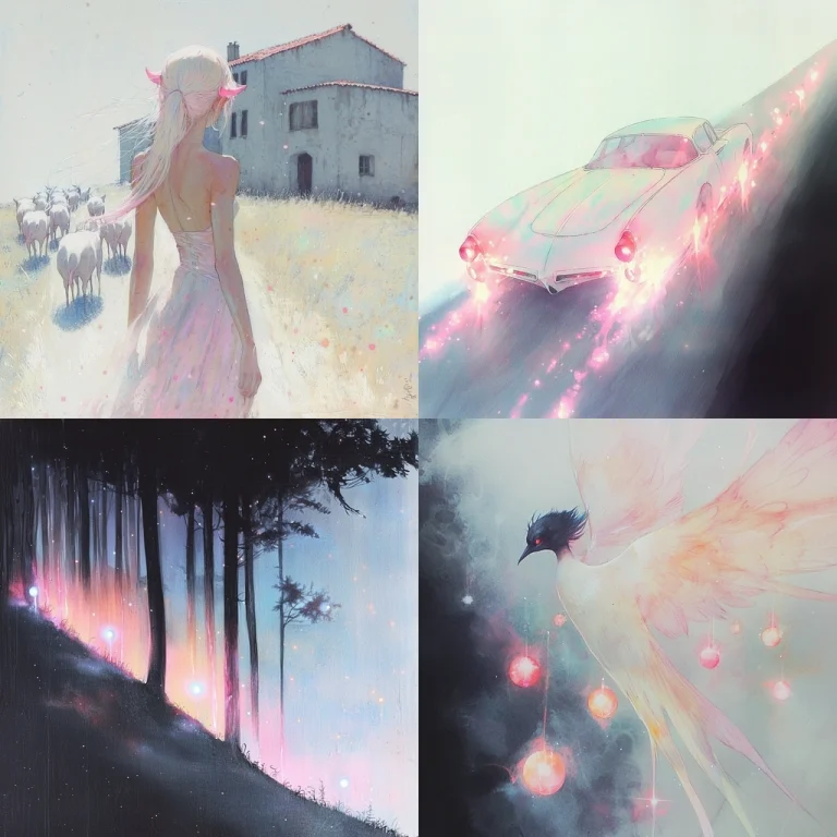 Pastel Glow Contrast - Midjourney style sref code