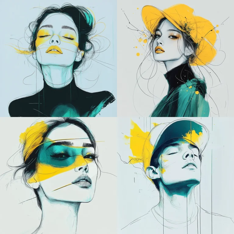 Dynamic Brushstroke Experimentation - Midjourney style sref code