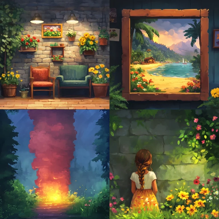 Vivid Impressionist Color Play - Midjourney style sref code