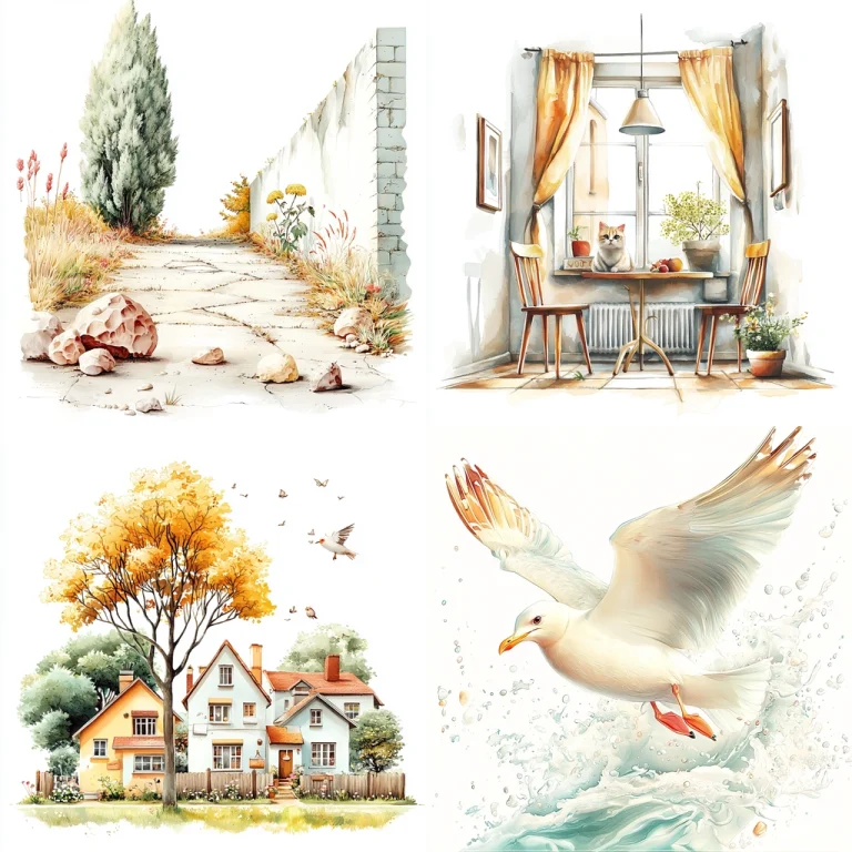 Vivid Watercolor Impression - Midjourney style sref code