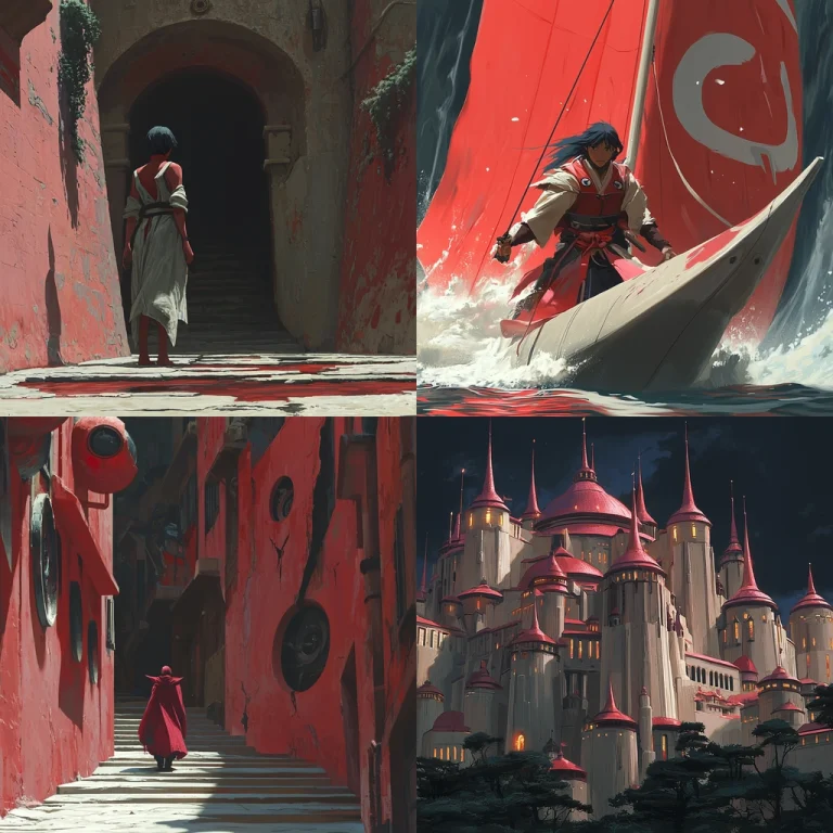 Vivid Red Contrast - Midjourney style sref code