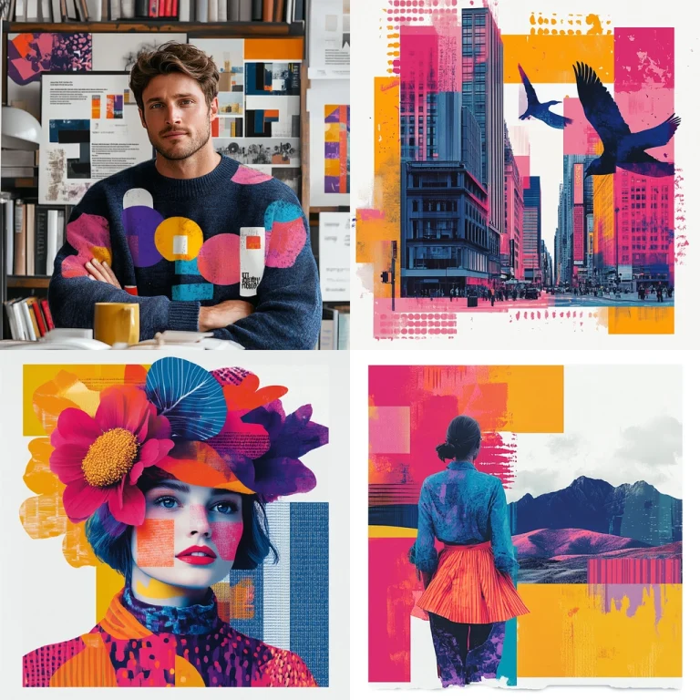 Colorful Geometric Urban Fusion - Midjourney style sref code