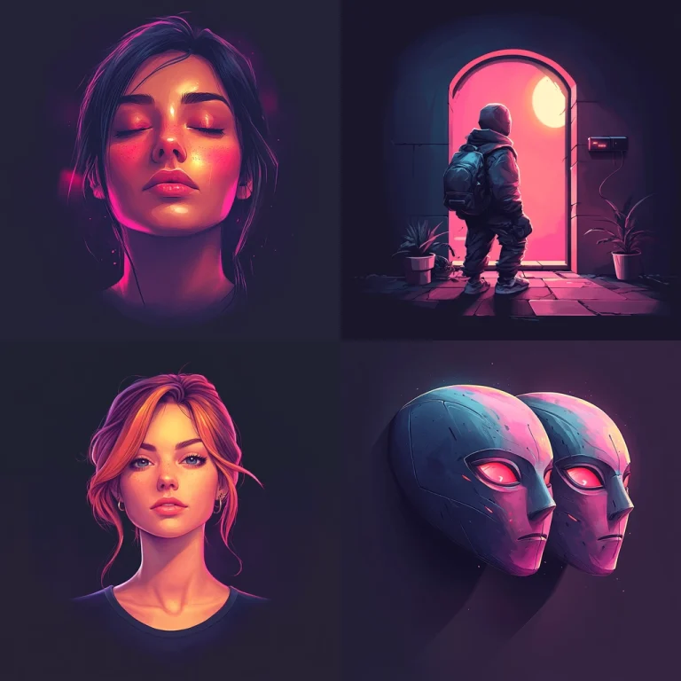 Neon Glow Realism - Midjourney style sref code