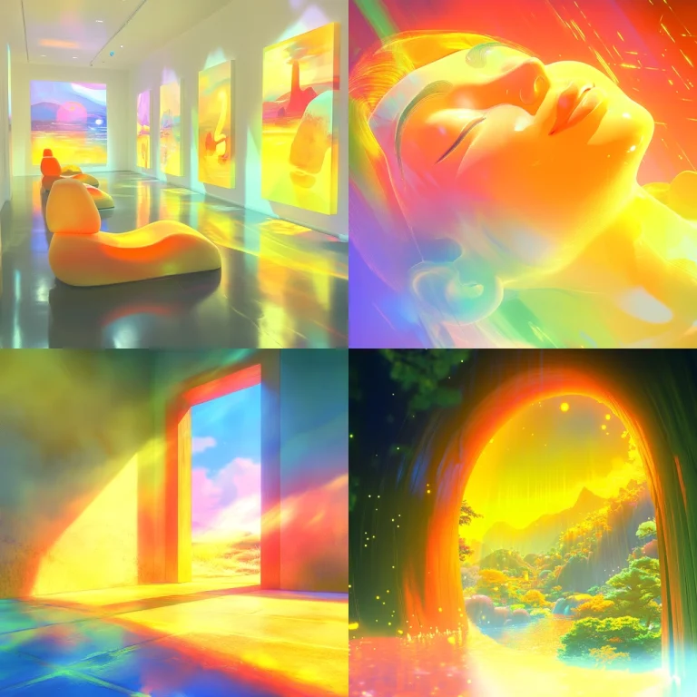 Neon Light Spectrum Glow - Midjourney style sref code