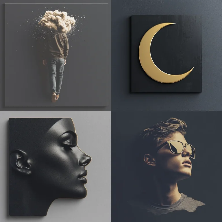 Monochromatic Contrast with Gold Accents - Midjourney style sref code