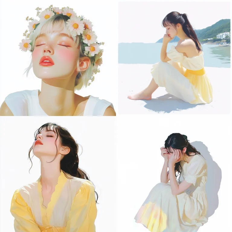 Soft Light Retro Portrait - Midjourney style sref code