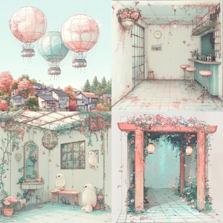 Pastel Dreamlike Illustration - Midjourney style sref code