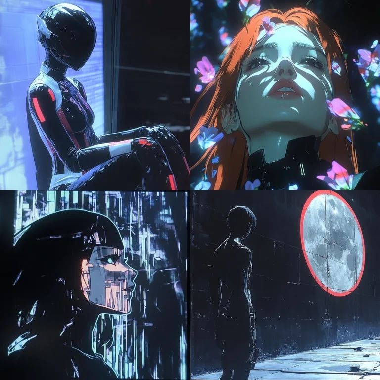 Neon Cyberpunk Glow - Midjourney style sref code