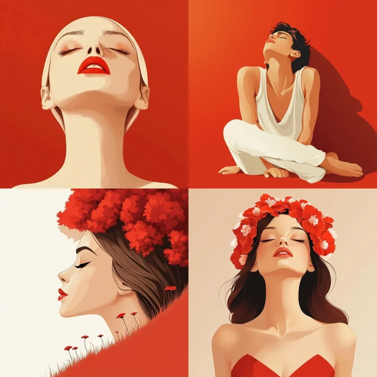 Bold Color Block Contrast - Midjourney style sref code