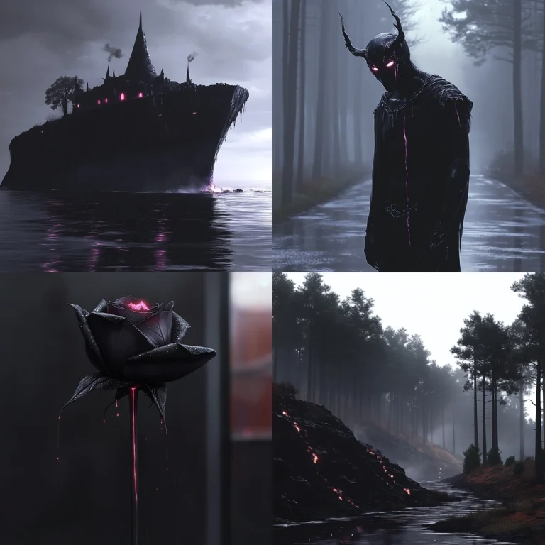 Dark Misty High Contrast - Midjourney style sref code