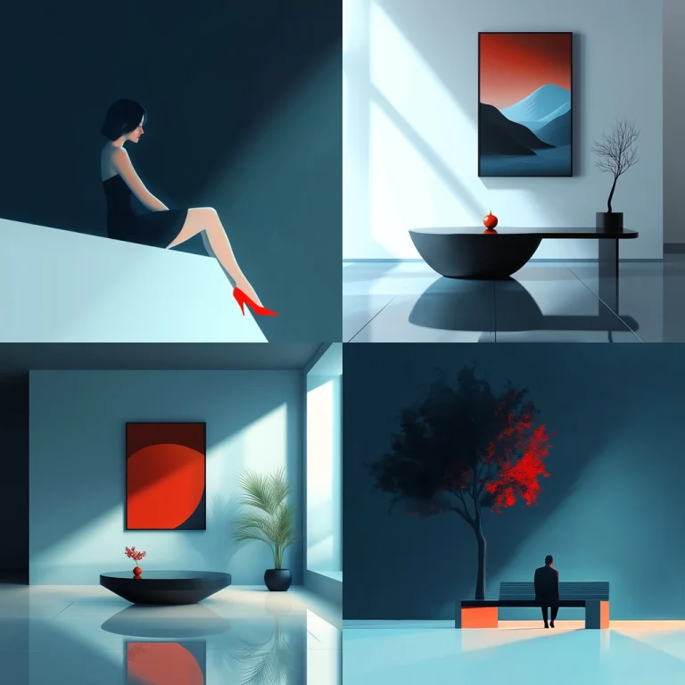 Minimalist Bold Contrast - Midjourney style sref code