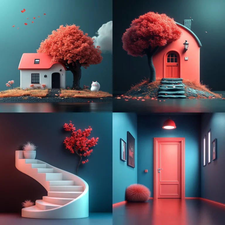 Vivid Neon Contrast Aesthetic - Midjourney style sref code