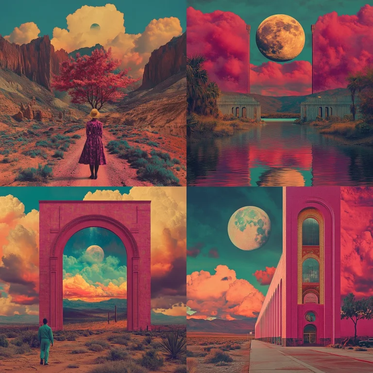 Vibrant Textured Landscapes - Midjourney style sref code