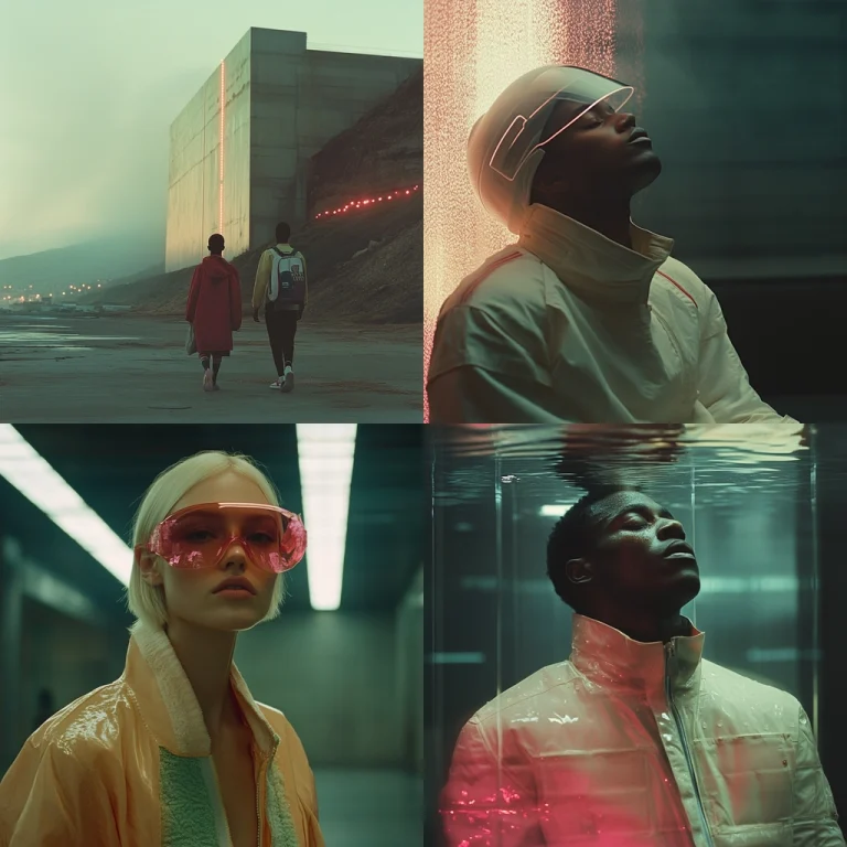 Moody Lighting with Reflective Surfaces - Midjourney style sref code