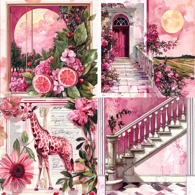 Pink Pastel Realism - Midjourney style sref code