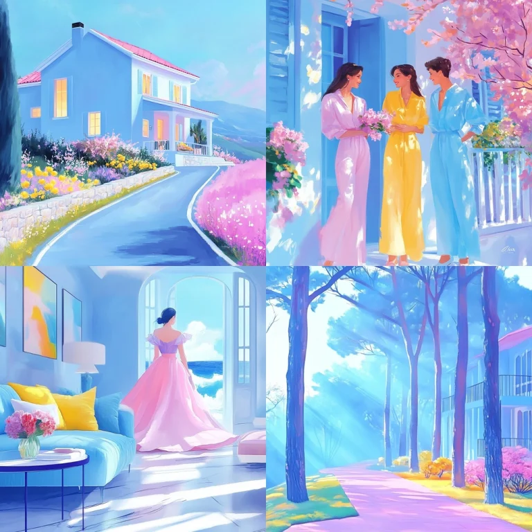 Pastel Light Dreamscapes - Midjourney style sref code