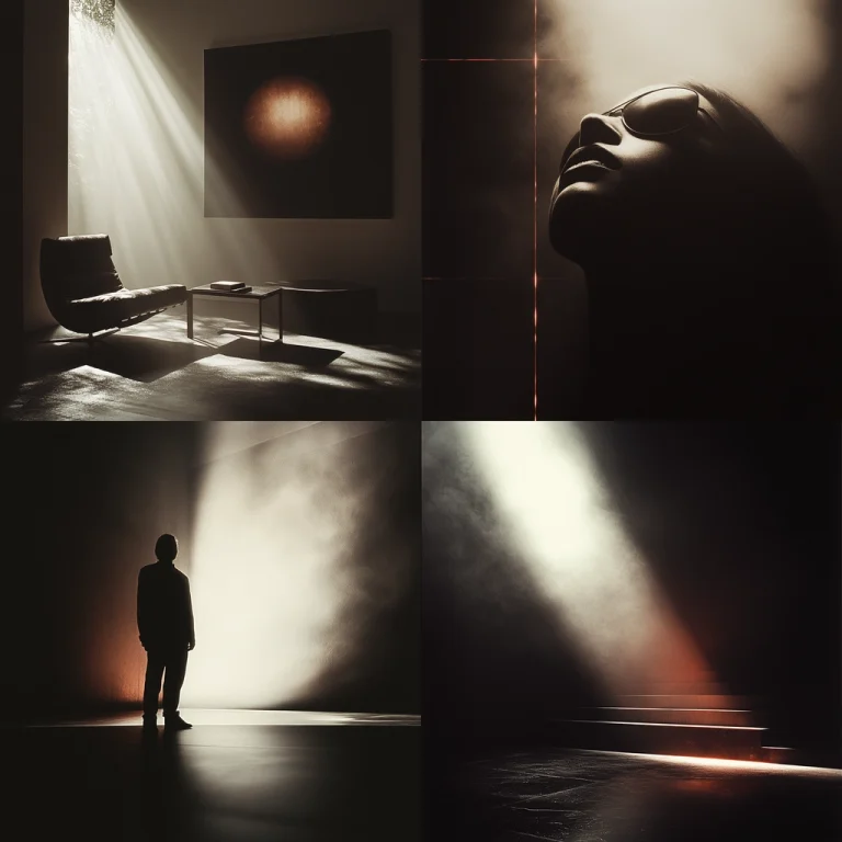 Chiaroscuro Interior Light Play - Midjourney style sref code