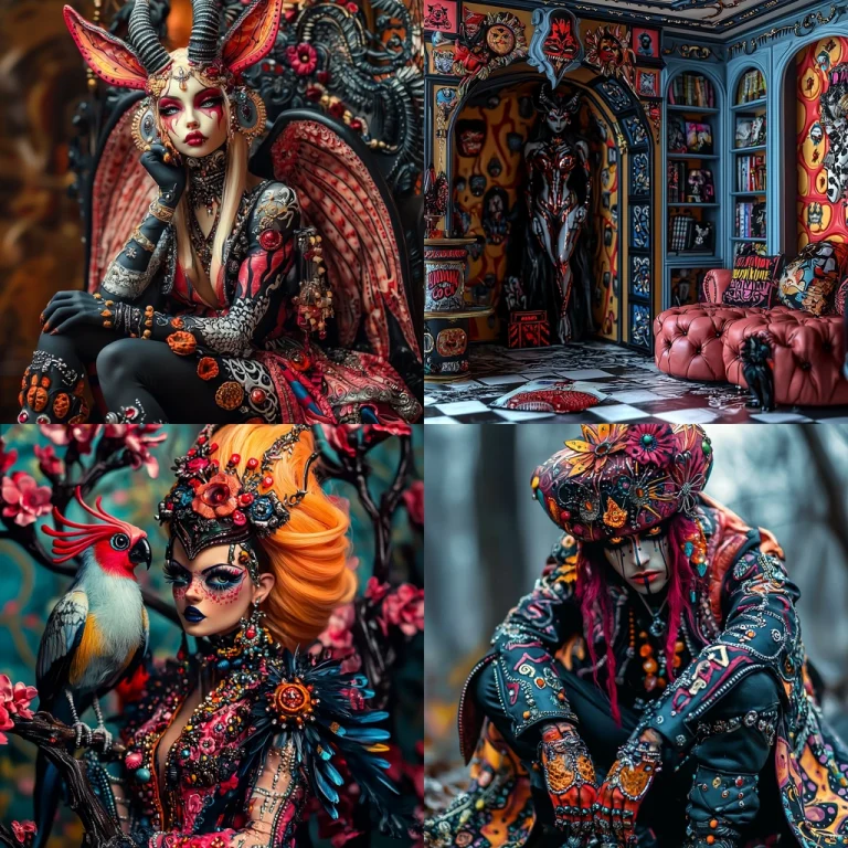 Ornate Dark Fantasy - Midjourney style sref code