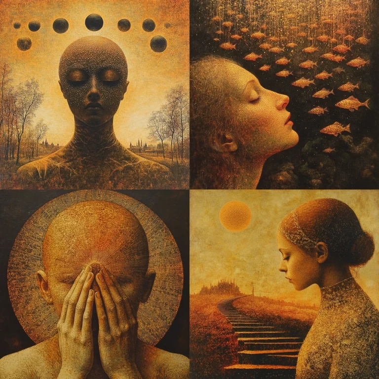 Textured Earth Tones with Soft Lighting - Midjourney style sref code