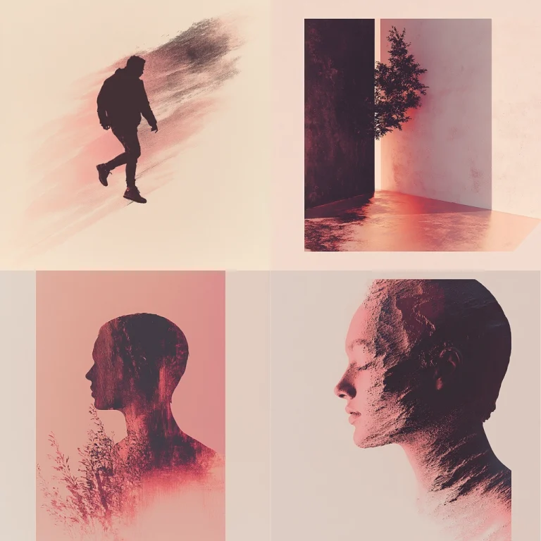 Soft Texture Blend with Red Hue - Midjourney style sref code