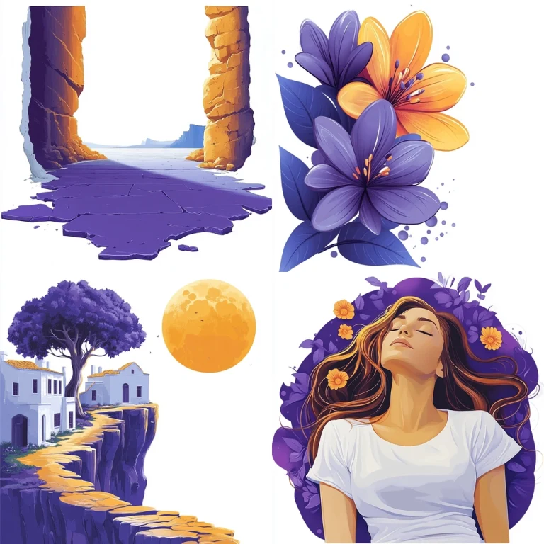 Bright Floral Illustrative - Midjourney style sref code