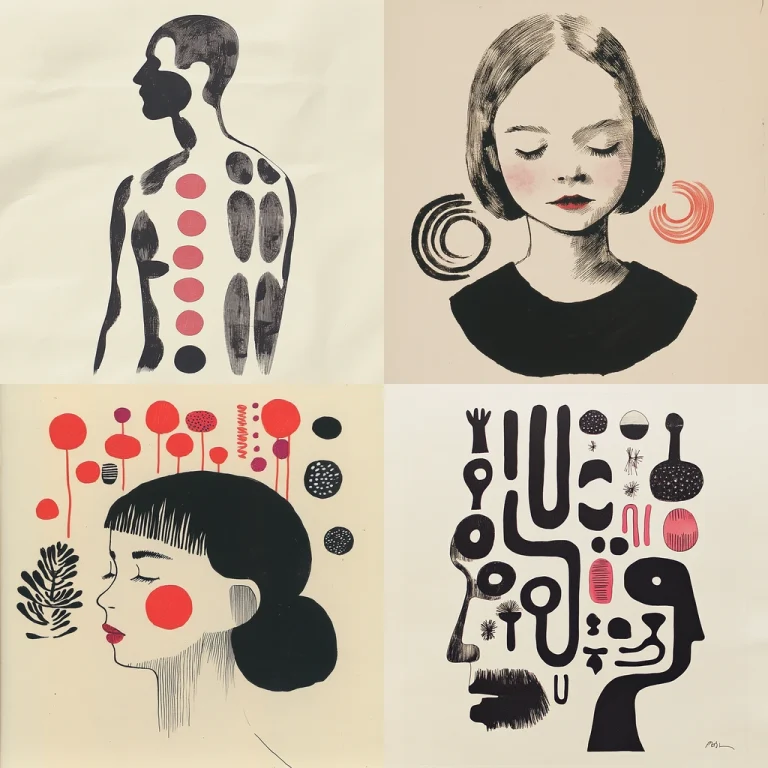 Minimalist Ink Abstract - Midjourney style sref code