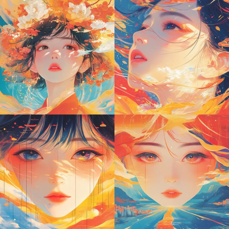 Vivid Color Explosion - Midjourney style sref code