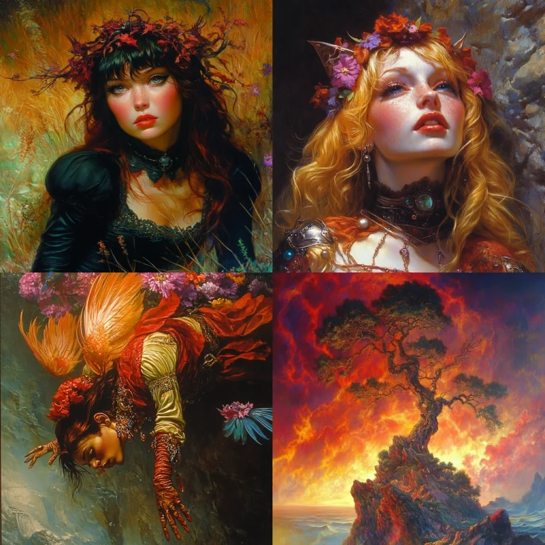 Vivid Chromatic Fantasy - Midjourney style sref code