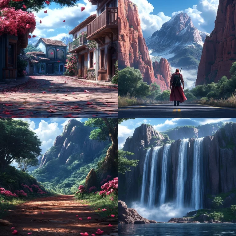 Vivid Contemplative Landscapes - Midjourney style sref code