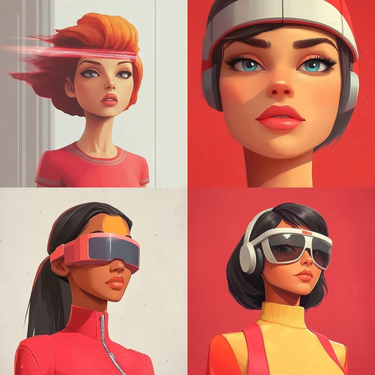 Bold Colors and Clean Lines - Midjourney style sref code