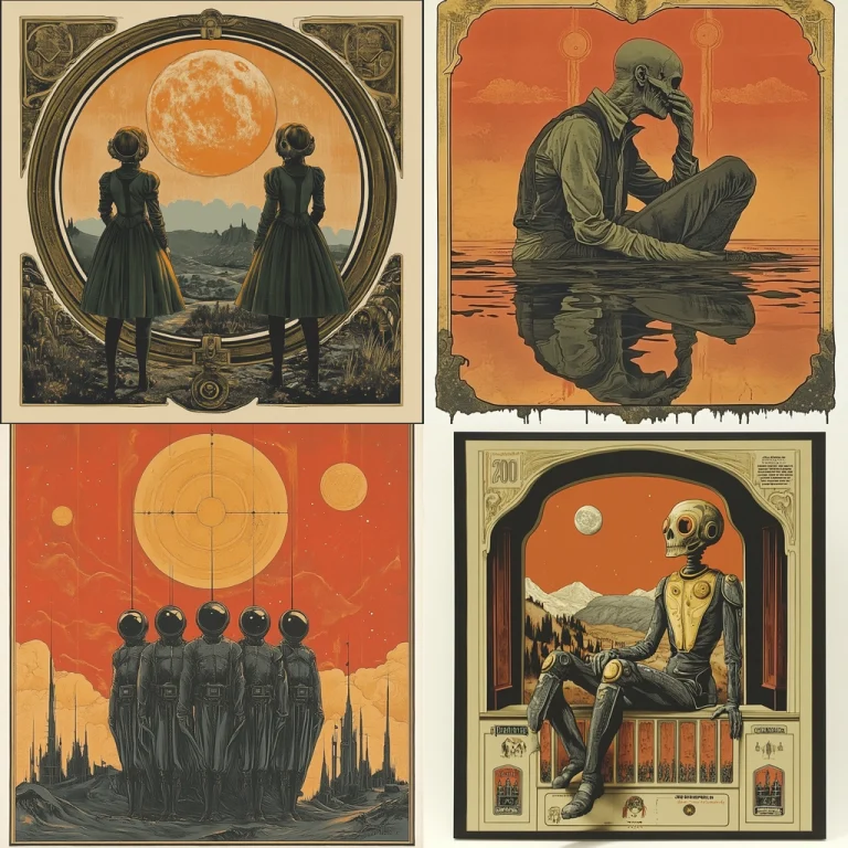 Sepia Toned Monochrome Portraiture - Midjourney style sref code