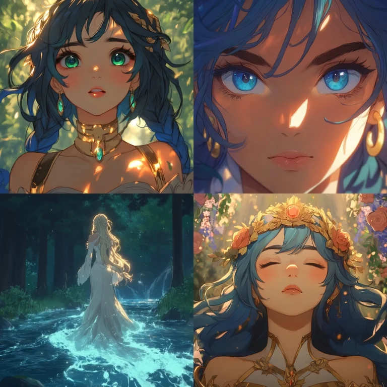 Golden Glow Anime Style - Midjourney style sref code