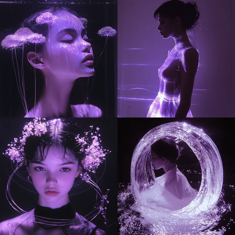 Purple Luminescence Fusion - Midjourney style sref code