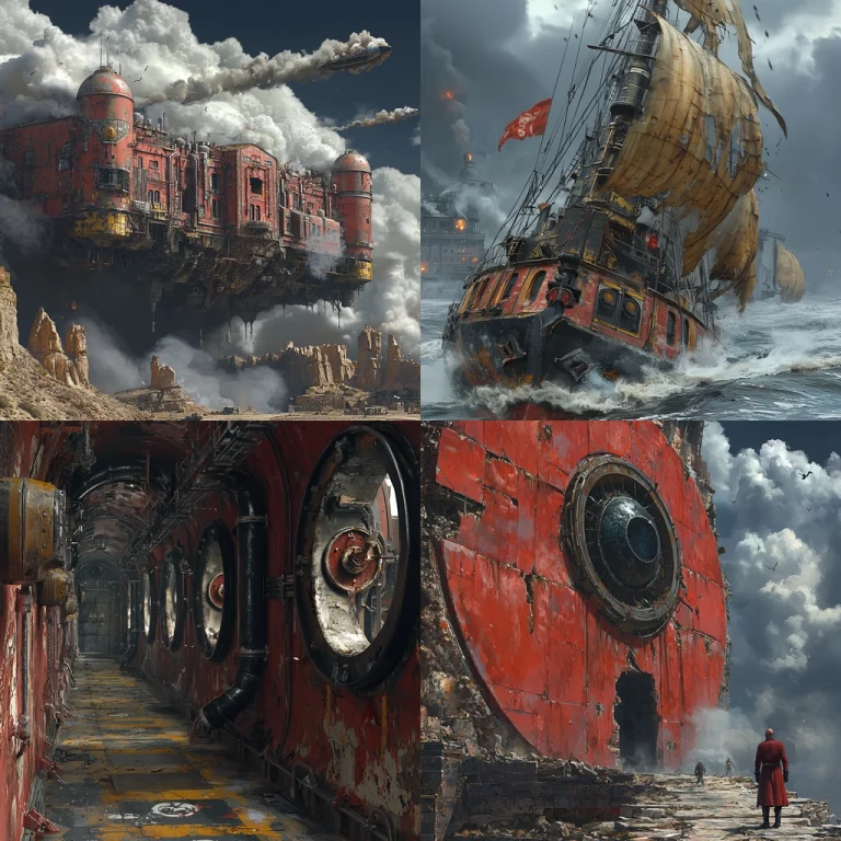 Rustic Industrial Turbulence - Midjourney style sref code