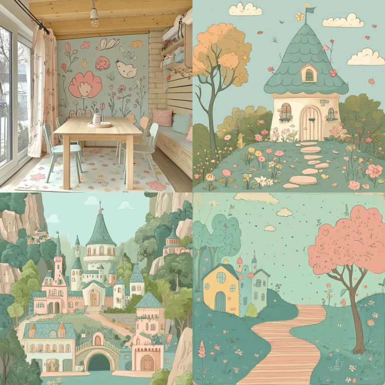 Pastel Dream Homes - Midjourney style sref code