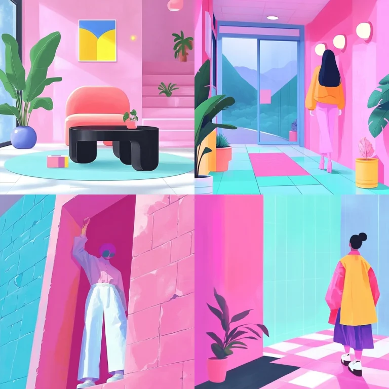 Pastel Urban Lightplay - Midjourney style sref code