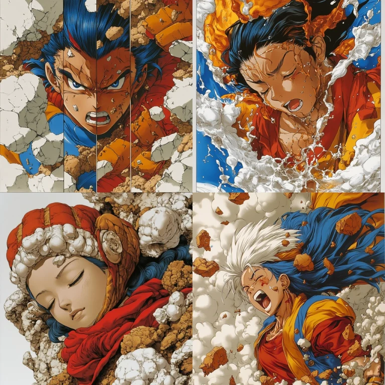 Dynamic Burst with Bold Colors - Midjourney style sref code