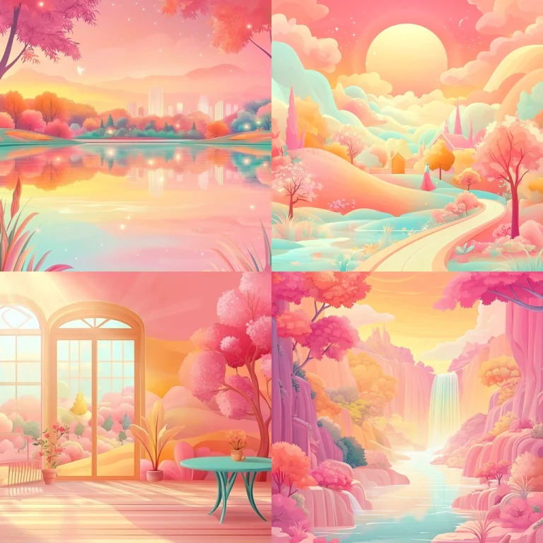 Pastel Dreamlike Vibrancy - Midjourney style sref code