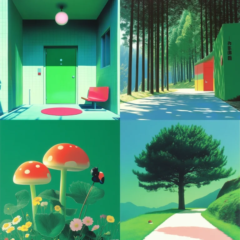 Vivid Neon Realism - Midjourney style sref code