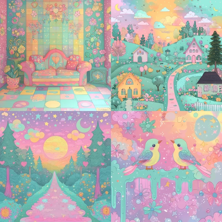 Pastel Dreamscape Colorscape - Midjourney style sref code