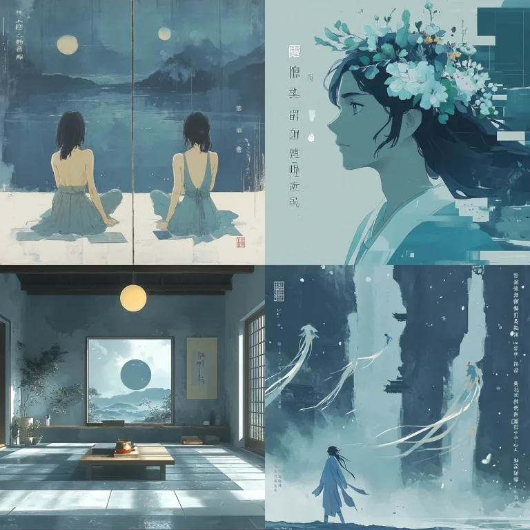 Soft Cool Tones with Dramatic Lighting - Midjourney style sref code