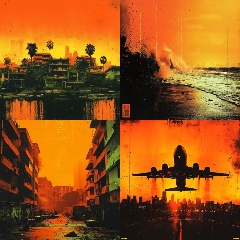 Sunset Urban Contrast - Midjourney style sref code