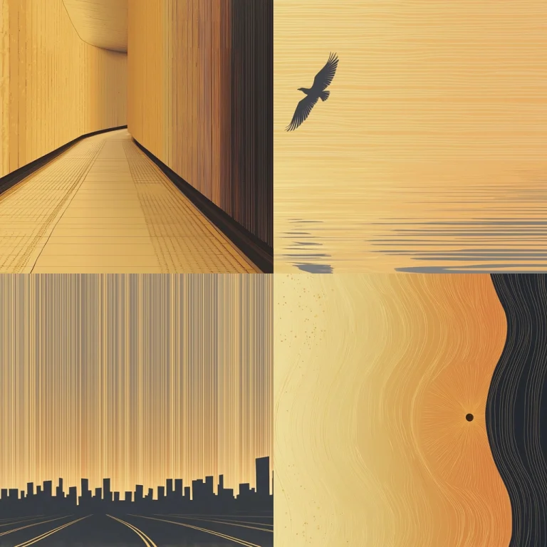 Sunset Tonal Stripes - Midjourney style sref code