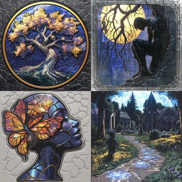 Luminous Mosaic Glow - Midjourney style sref code