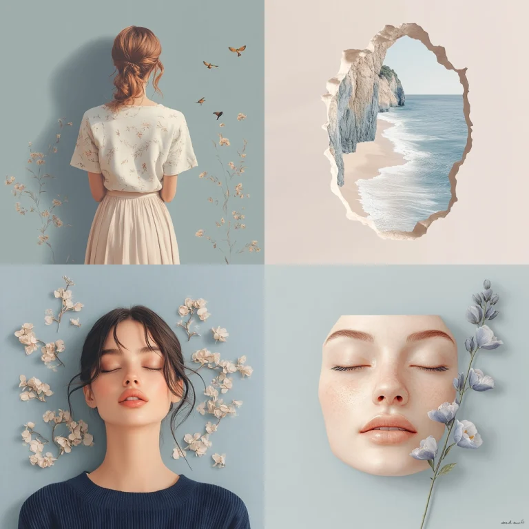 Soft Texture Floral Scene - Midjourney style sref code